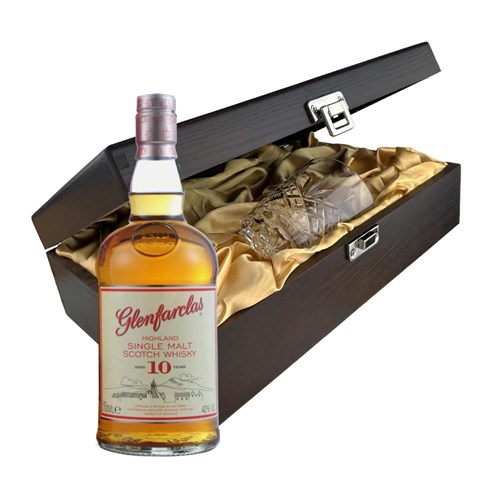 Glenfarclas 10 Year Old 70cl In Luxury Box With Royal Scot Glass